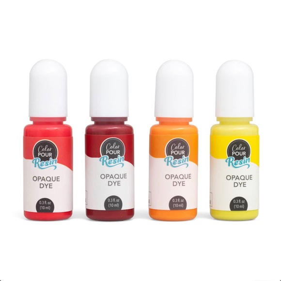 Color Pour Resin Warm Opaque Dye Kit - Picture 2 of 2